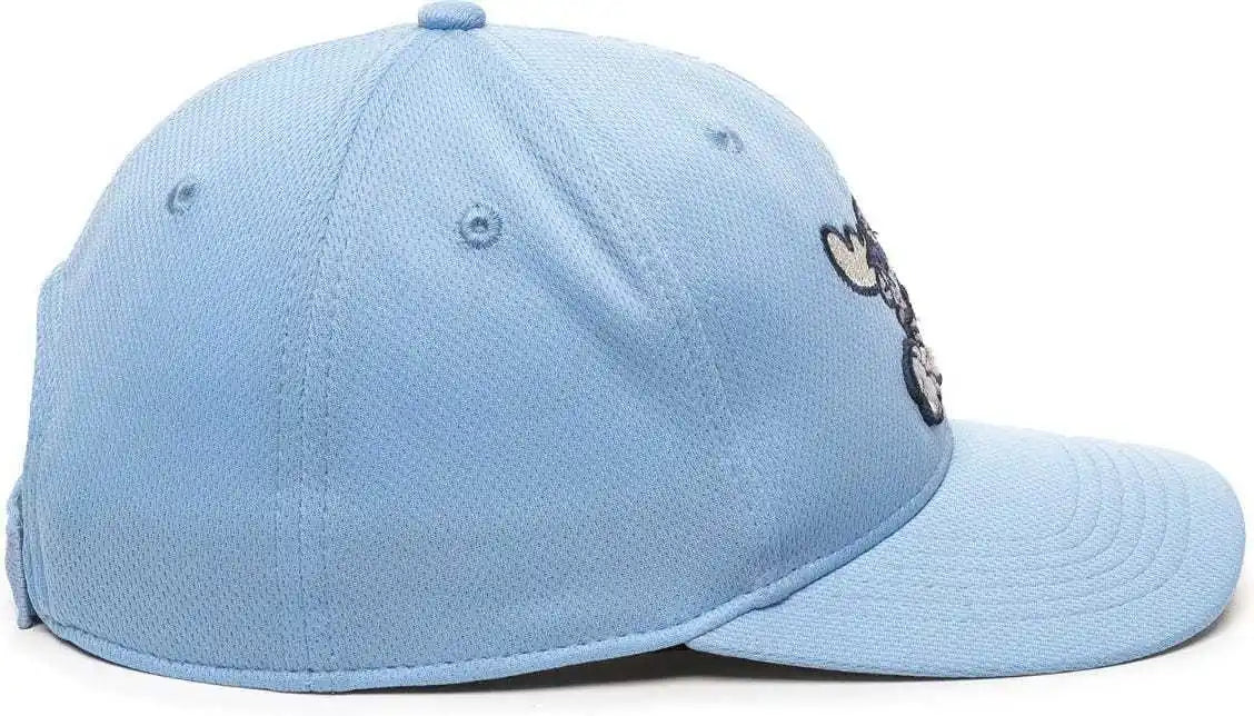 Oc Sports Min-350 Milb Replica Polyester Baseball Cap - Wilmington Blue Rocks Columbia