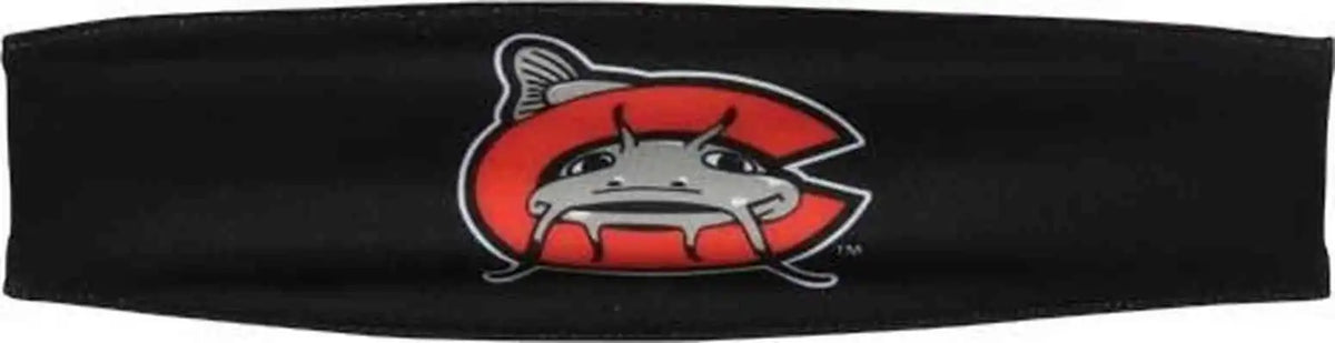 Oc Sports Min-353 Milb Reversible Cooling Headband - Carolina Mudcats - Black Red / one Size Fits Most