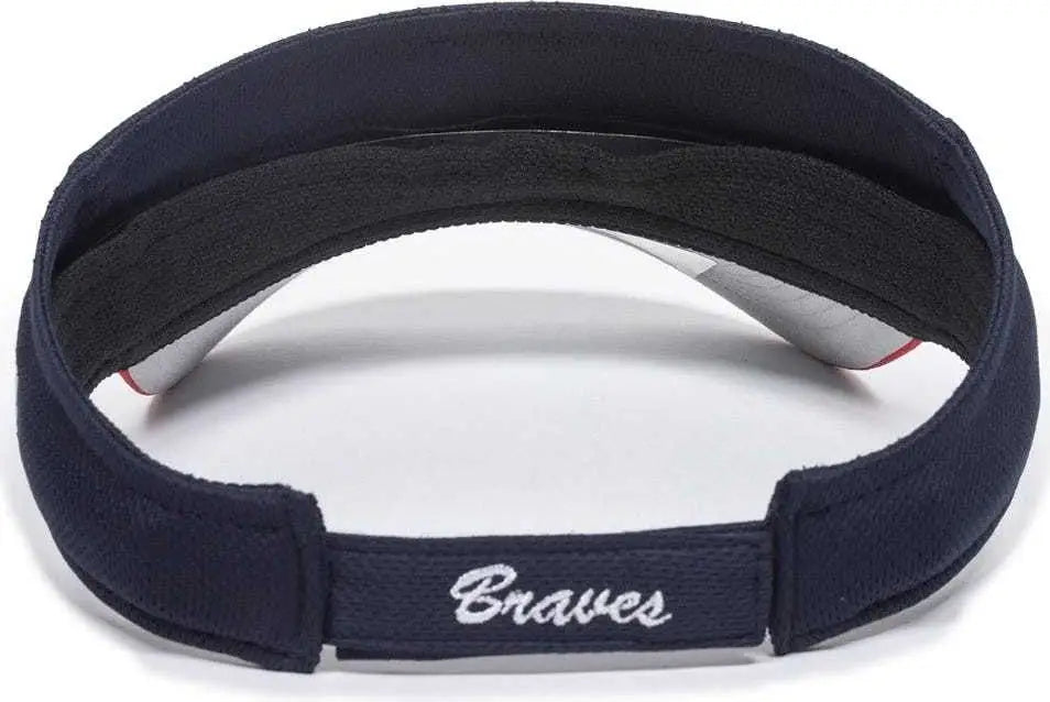 Oc Sports Mlb-185 Traditional Visor - Atlanta Braves