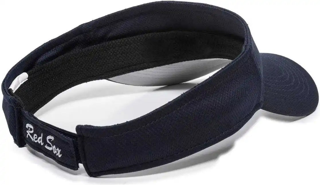 Oc Sports Mlb-185 Traditional Visor - Boston Red Sox - Navy / one Size Fits Most