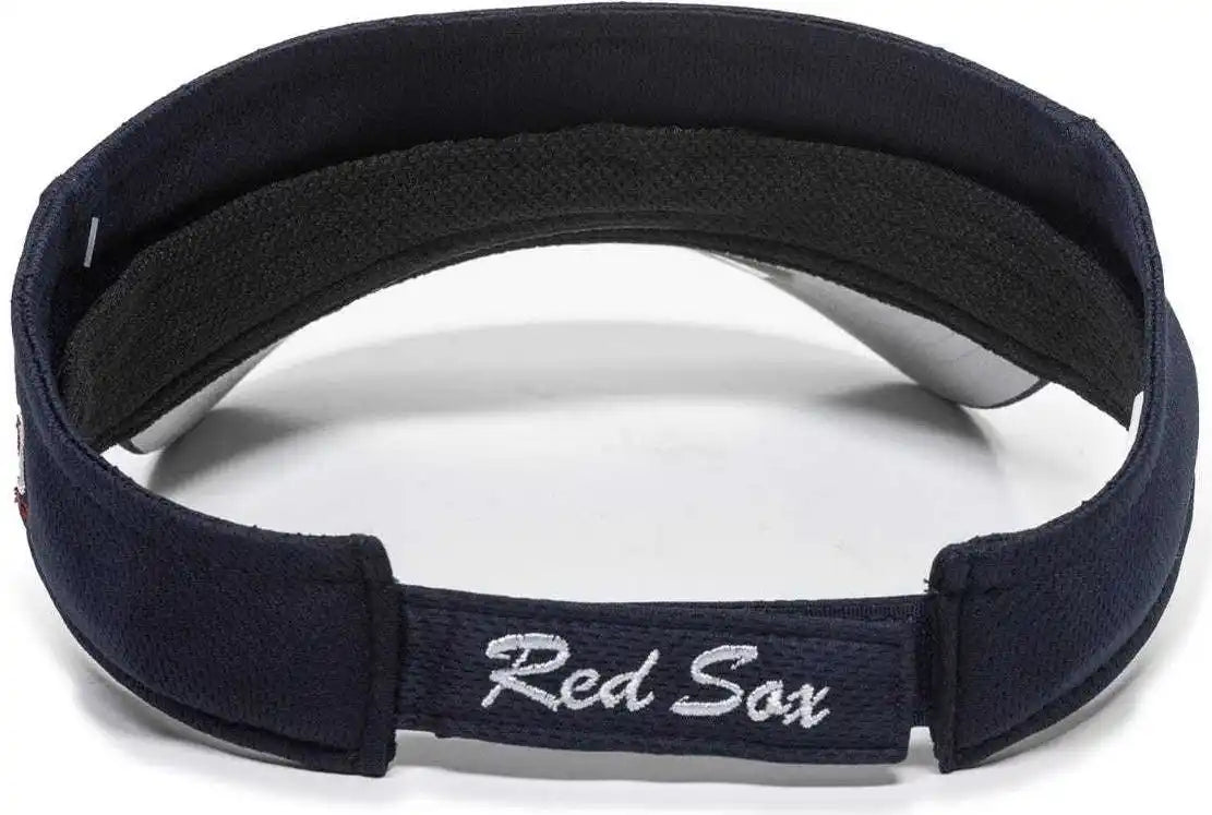 Oc Sports Mlb-185 Traditional Visor - Boston Red Sox - Navy / one Size Fits Most
