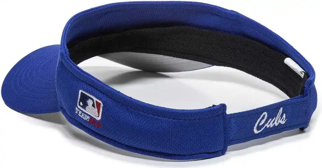 Oc Sports Mlb-185 Traditional Visor - Chicago Cubs - Royal / one Size Fits Most