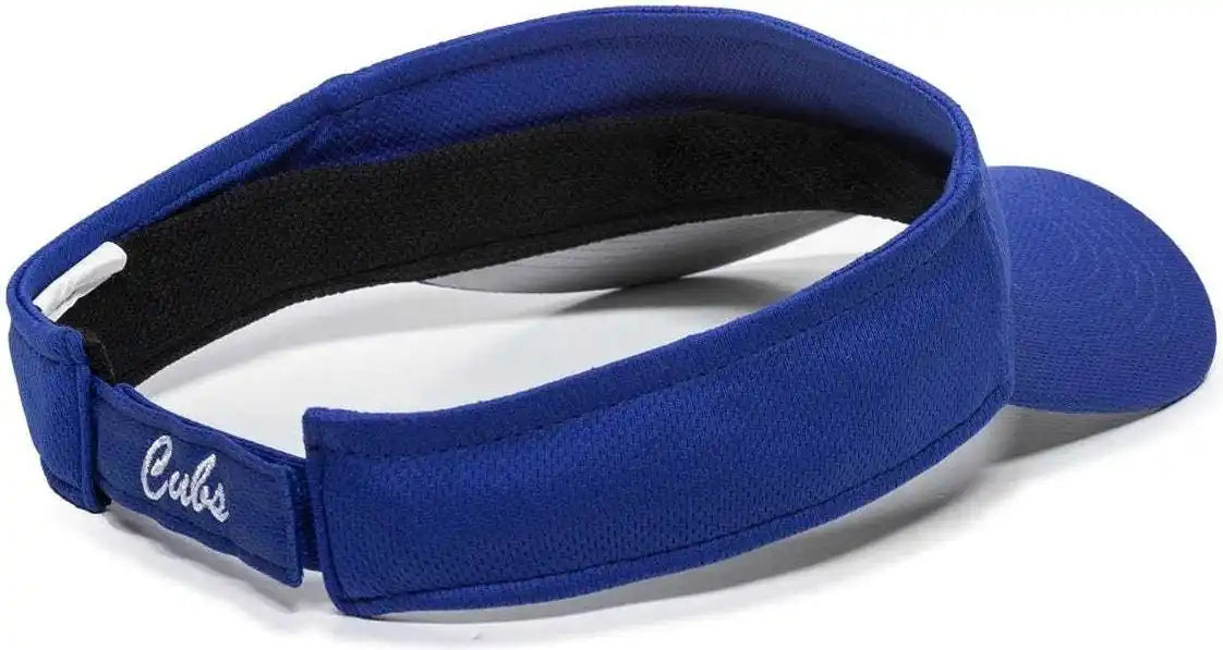 Oc Sports Mlb-185 Traditional Visor - Chicago Cubs - Royal / one Size Fits Most