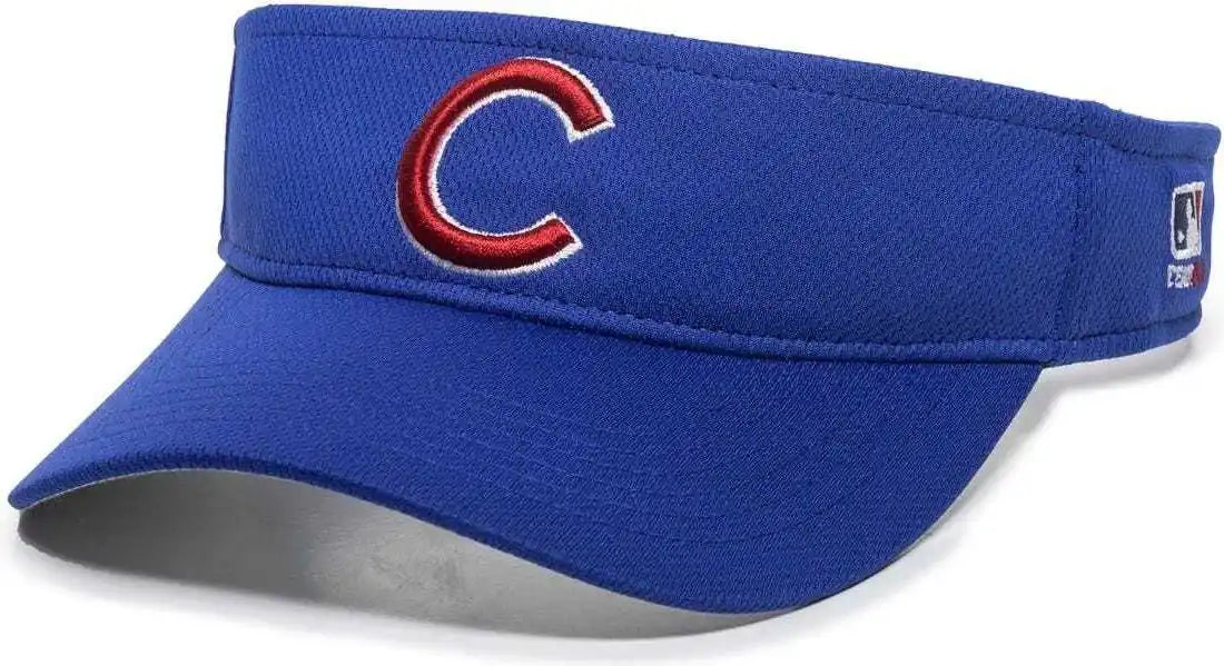 Oc Sports Mlb-185 Traditional Visor - Chicago Cubs - Royal / one Size Fits Most