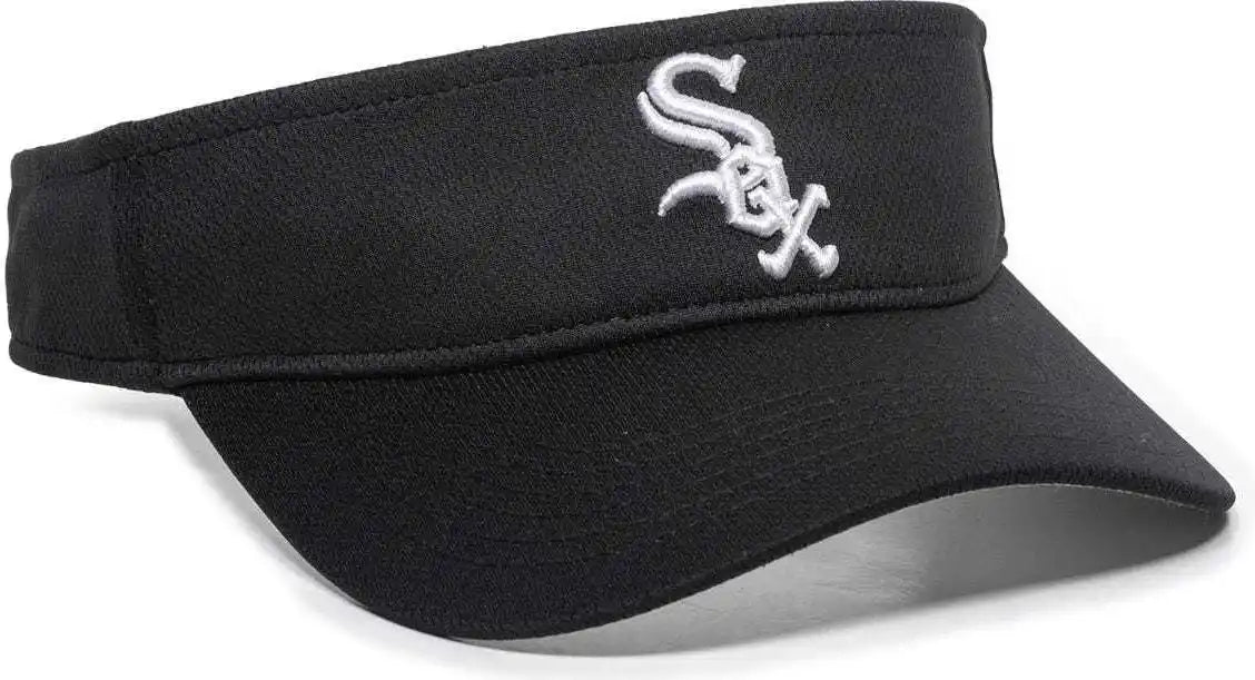 Oc Sports Mlb-185 Traditional Visor - Chicago White Sox - Black / one Size Fits Most