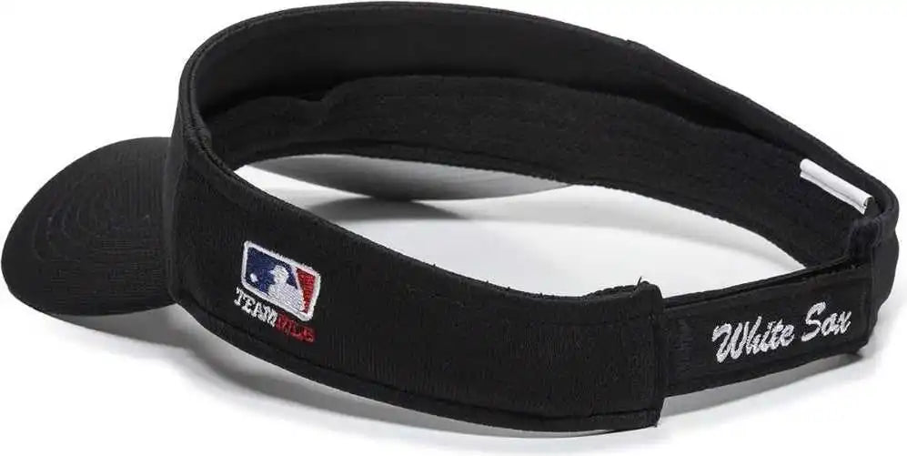 Oc Sports Mlb-185 Traditional Visor - Chicago White Sox - Black / one Size Fits Most
