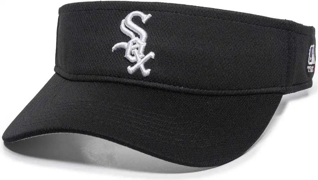 Oc Sports Mlb-185 Traditional Visor - Chicago White Sox - Black / one Size Fits Most