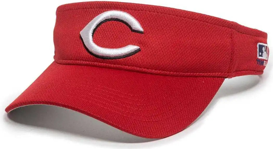 Oc Sports Mlb-185 Traditional Visor - Cincinnati Reds Red - one Size Fits Most