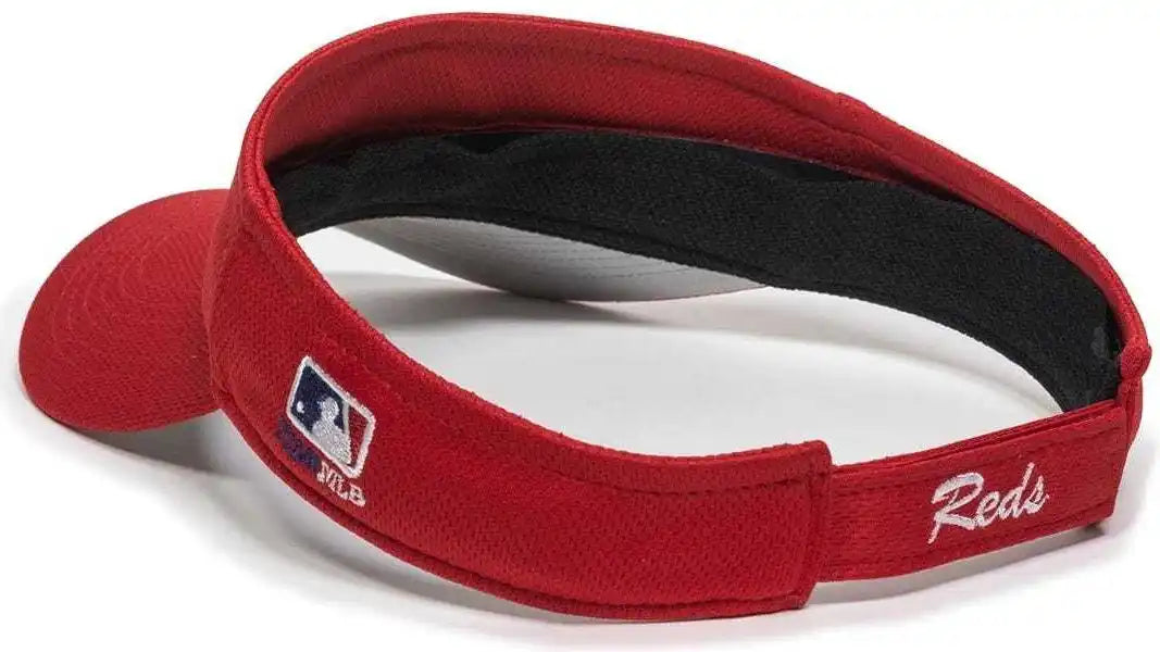 Oc Sports Mlb-185 Traditional Visor - Cincinnati Reds Red - one Size Fits Most