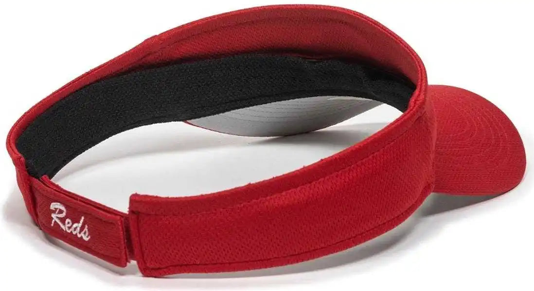 Oc Sports Mlb-185 Traditional Visor - Cincinnati Reds Red - one Size Fits Most