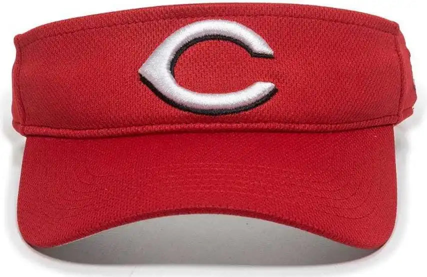 Oc Sports Mlb-185 Traditional Visor - Cincinnati Reds Red - one Size Fits Most