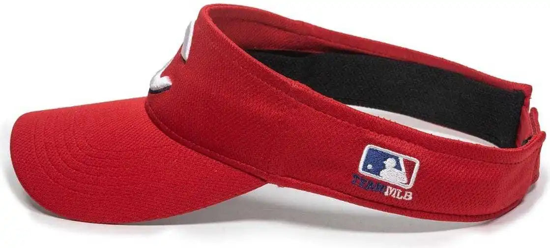Oc Sports Mlb-185 Traditional Visor - Cincinnati Reds Red - one Size Fits Most