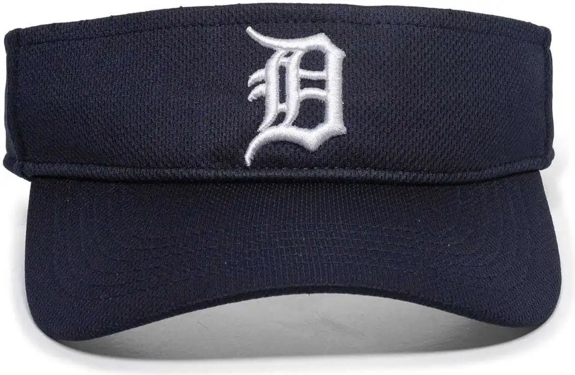 Oc Sports Mlb-185 Traditional Visor - Detroit Tigers - Navy / one Size Fits Most