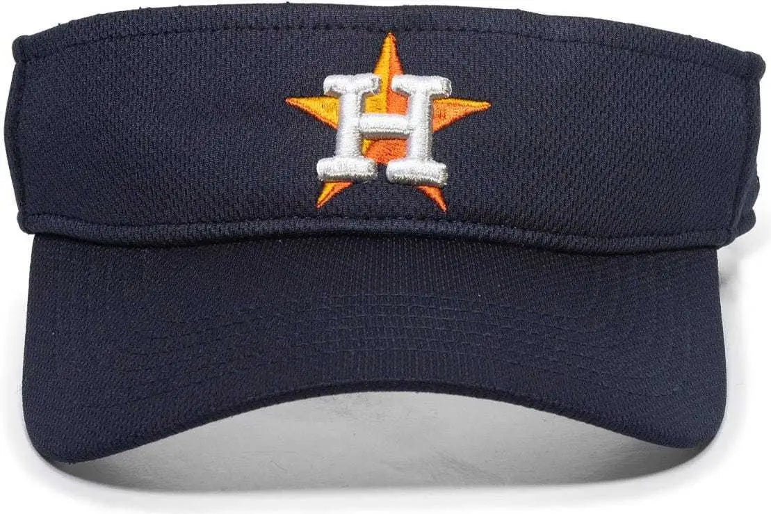 Oc Sports Mlb-185 Traditional Visor - Houston Astros