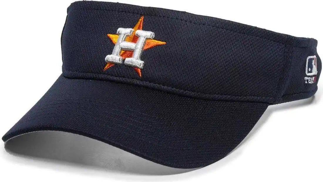 Oc Sports Mlb-185 Traditional Visor - Houston Astros - Navy / one Size Fits Most