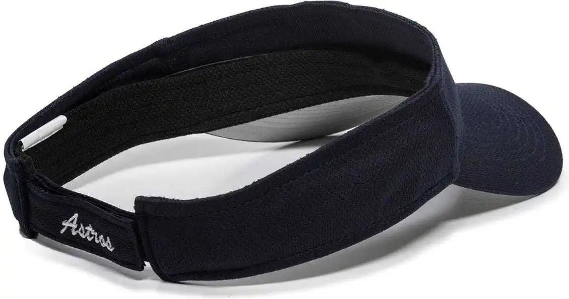Oc Sports Mlb-185 Traditional Visor - Houston Astros - Navy / one Size Fits Most