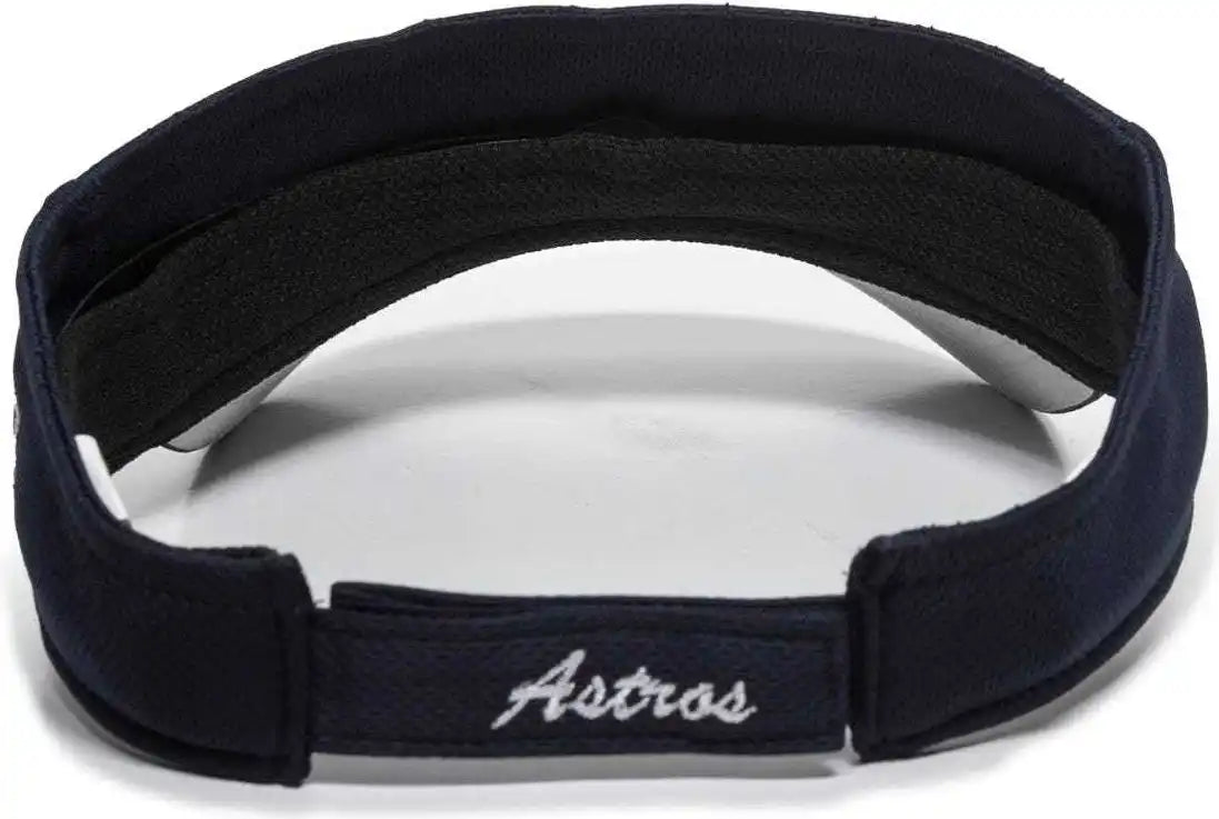 Oc Sports Mlb-185 Traditional Visor - Houston Astros - Navy / one Size Fits Most