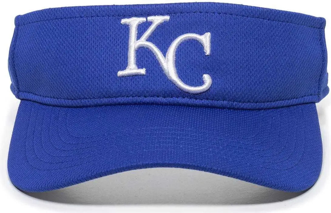 Oc Sports Mlb-185 Traditional Visor - Kansas City Royals