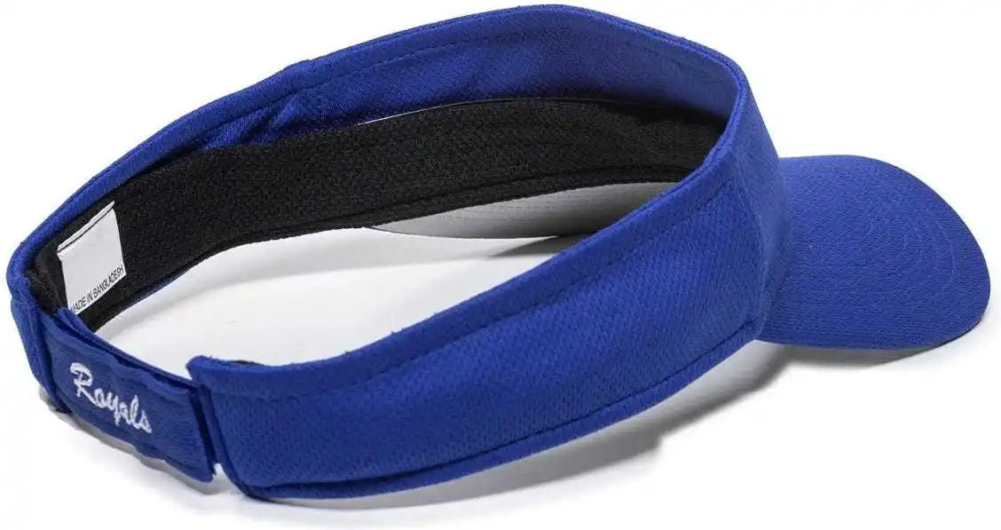 Oc Sports Mlb-185 Traditional Visor - Kansas City Royals - Royal / one Size Fits Most