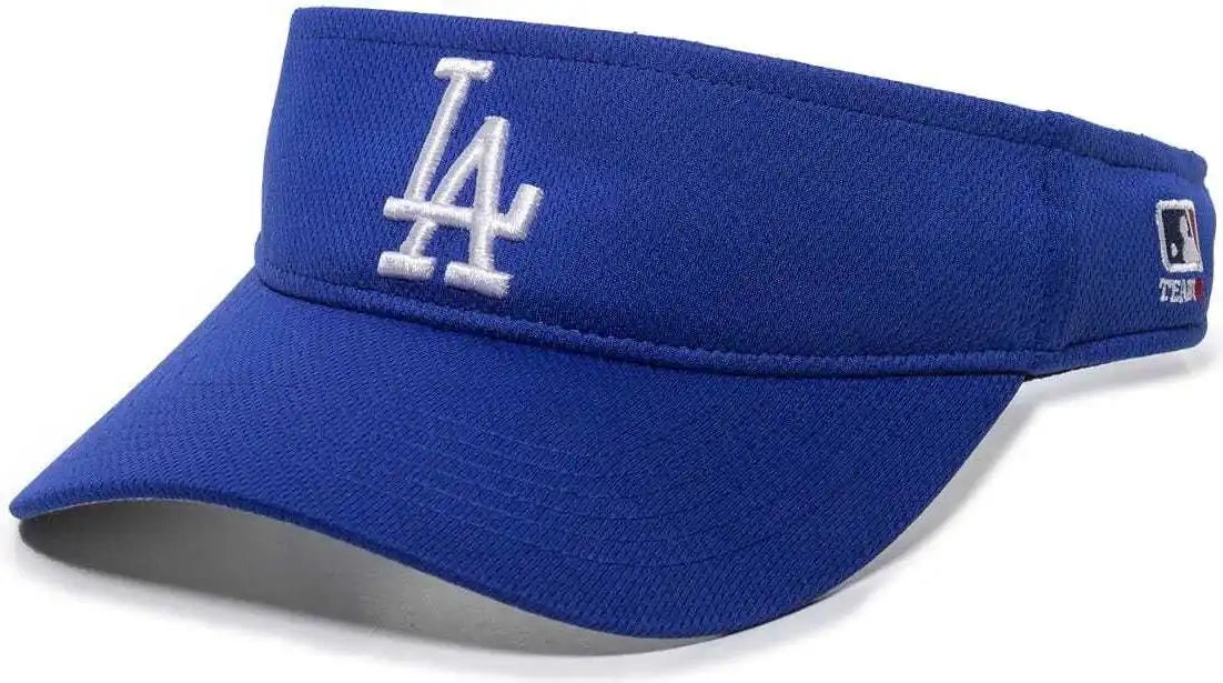 Oc Sports Mlb-185 Traditional Visor - Los Angeles Dodgers - Royal / one Size Fits Most