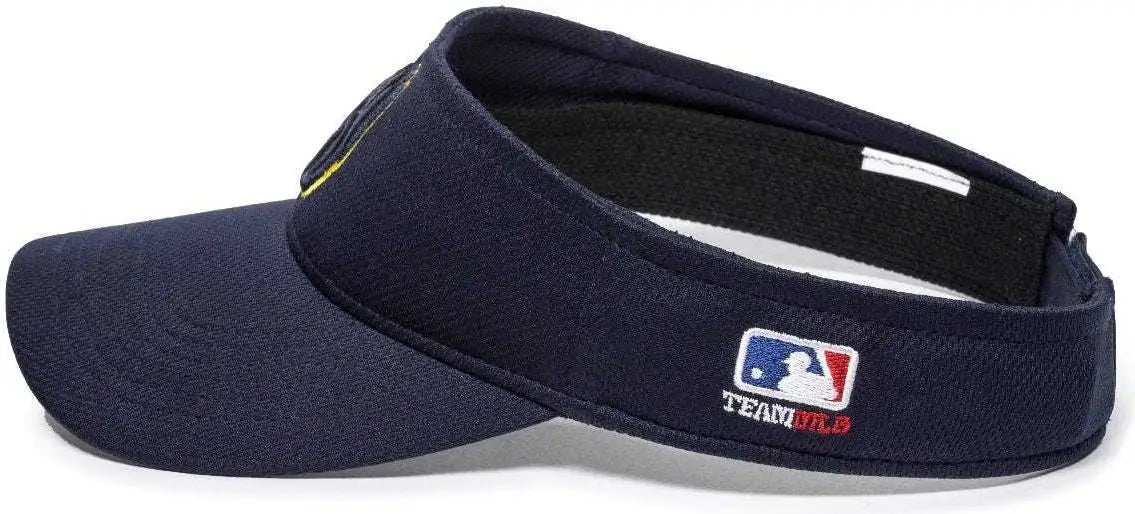 Oc Sports Mlb-185 Traditional Visor - Milwaukee Brewers