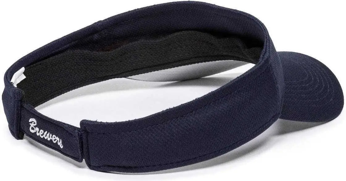 Oc Sports Mlb-185 Traditional Visor - Milwaukee Brewers