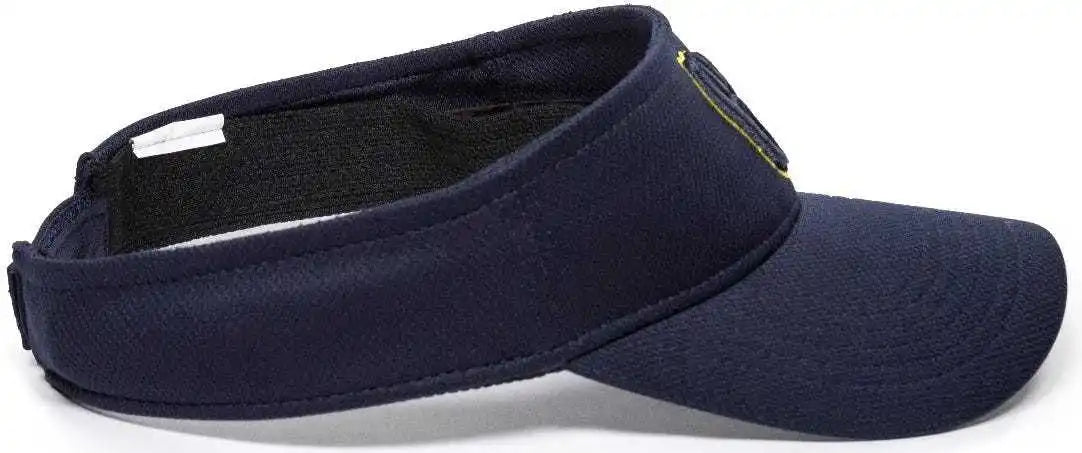 Oc Sports Mlb-185 Traditional Visor - Milwaukee Brewers - Navy / one Size Fits Most
