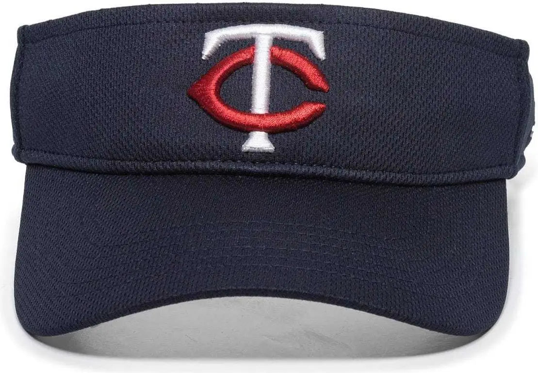 Oc Sports Mlb-185 Traditional Visor - Minnesota Twins