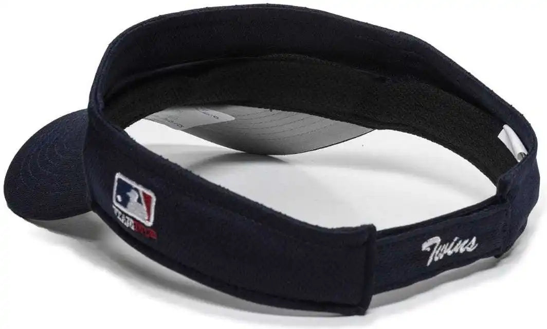 Oc Sports Mlb-185 Traditional Visor - Minnesota Twins - Navy / one Size Fits Most
