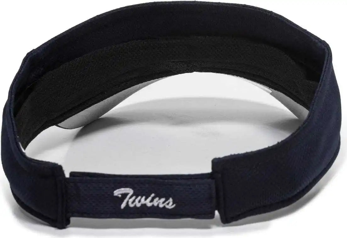 Oc Sports Mlb-185 Traditional Visor - Minnesota Twins - Navy / one Size Fits Most