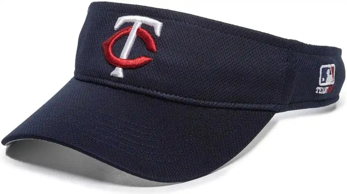 Oc Sports Mlb-185 Traditional Visor - Minnesota Twins - Navy / one Size Fits Most