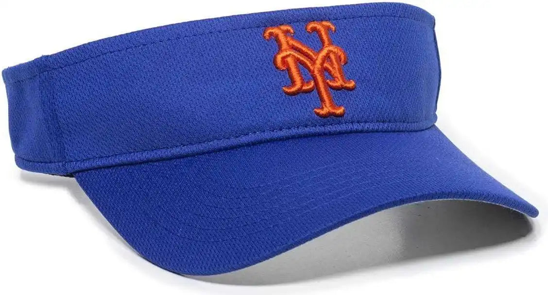 Oc Sports Mlb-185 Traditional Visor - New York Mets - Royal / one Size Fits Most
