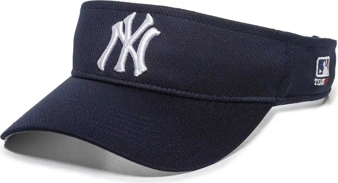 Oc Sports Mlb-185 Traditional Visor - New York Yankees - Navy / one Size Fits Most