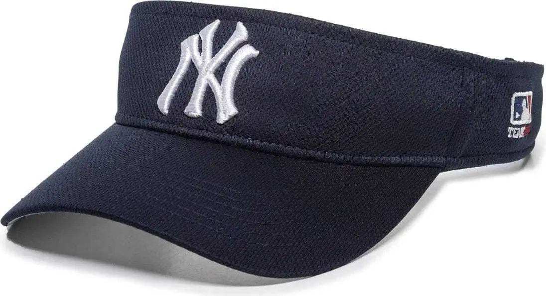Oc Sports Mlb-185 Traditional Visor - New York Yankees - Navy / one Size Fits Most