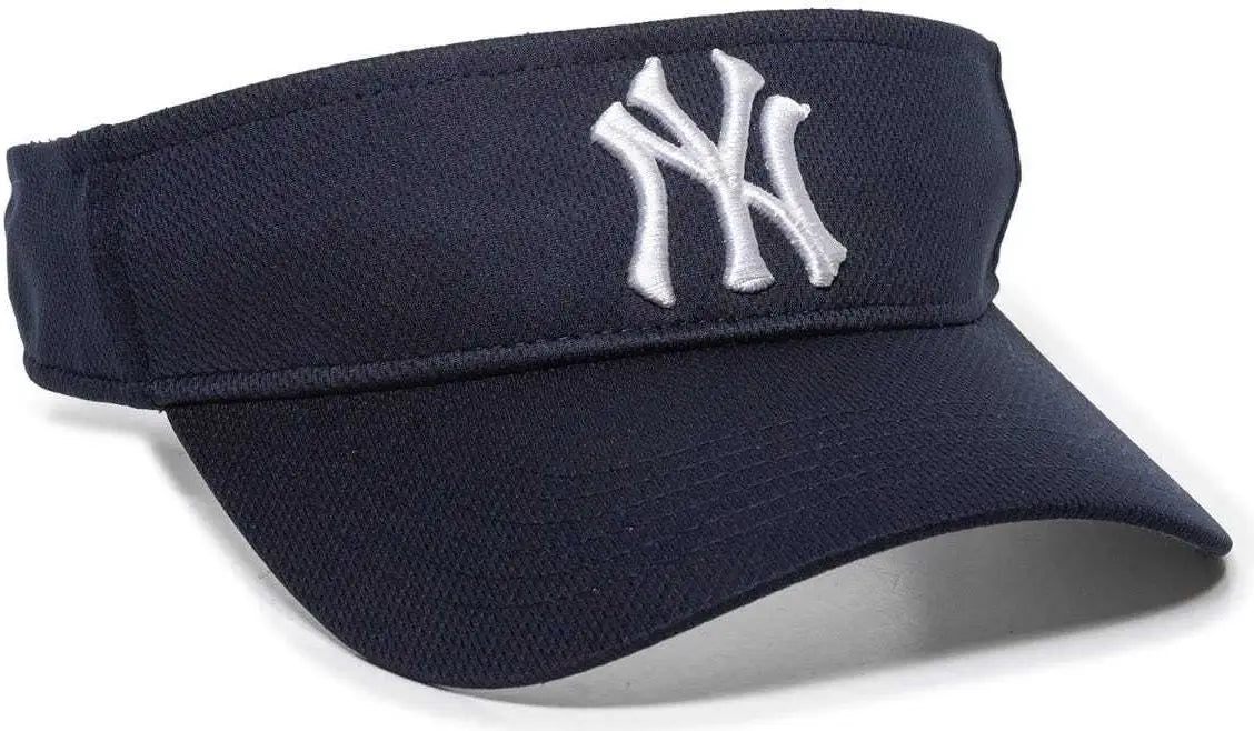 Oc Sports Mlb-185 Traditional Visor - New York Yankees - Navy / one Size Fits Most