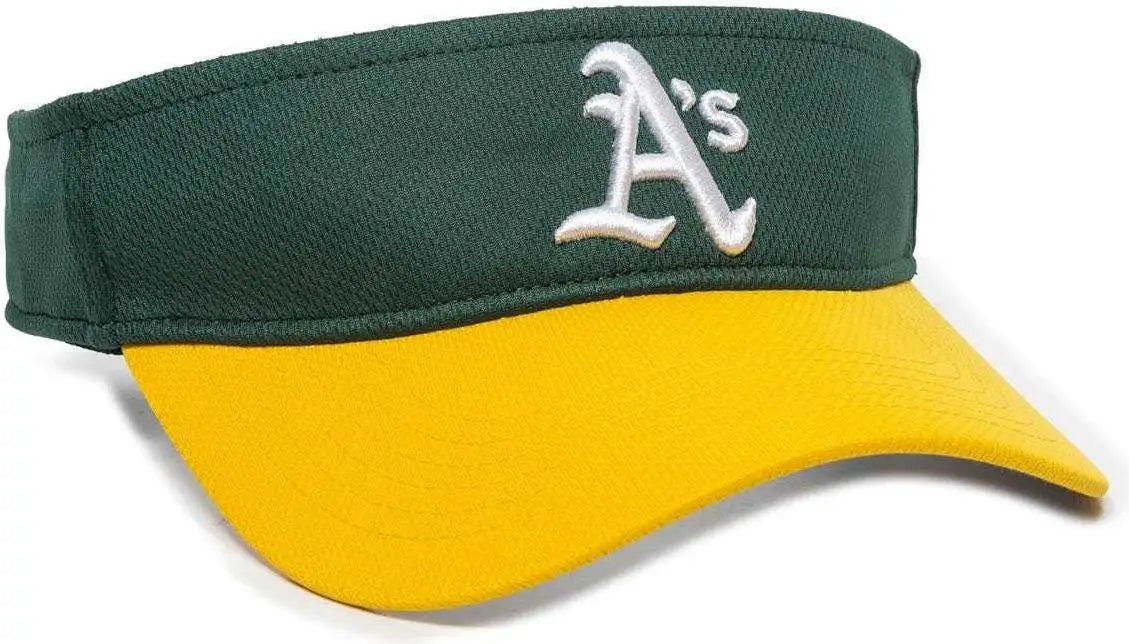Oc Sports Mlb-185 Traditional Visor - Oakland Athletics