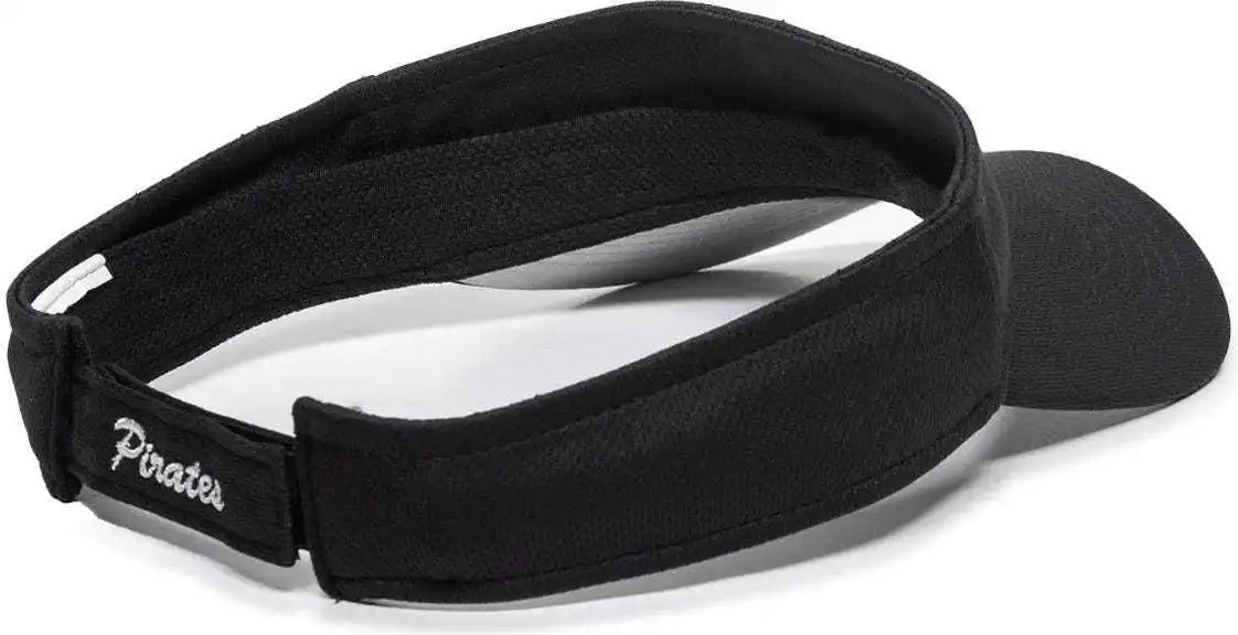 Oc Sports Mlb-185 Traditional Visor - Pittsburgh Pirates - Black / one Size Fits Most