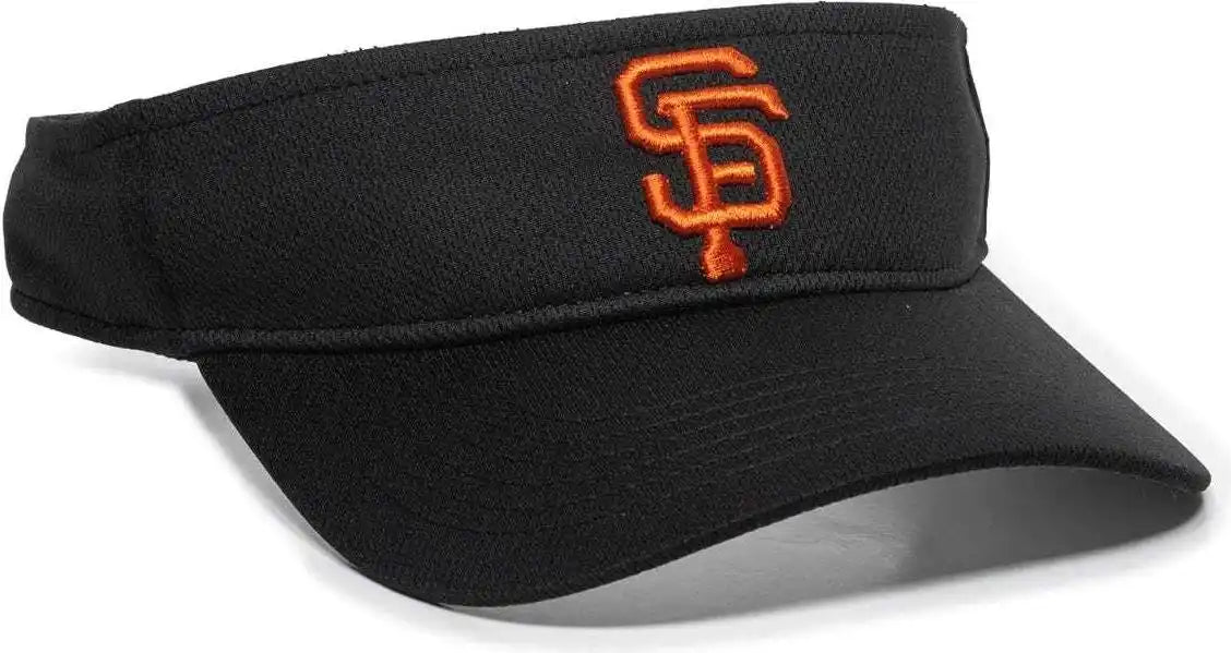 Oc Sports Mlb-185 Traditional Visor - San Francisco Giants - Black / one Size Fits Most