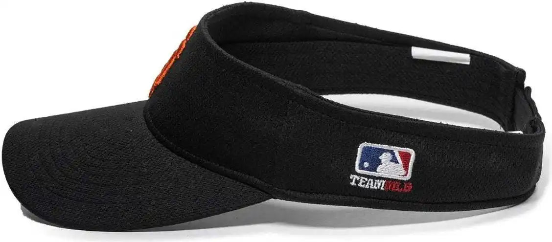 Oc Sports Mlb-185 Traditional Visor - San Francisco Giants - Black / one Size Fits Most