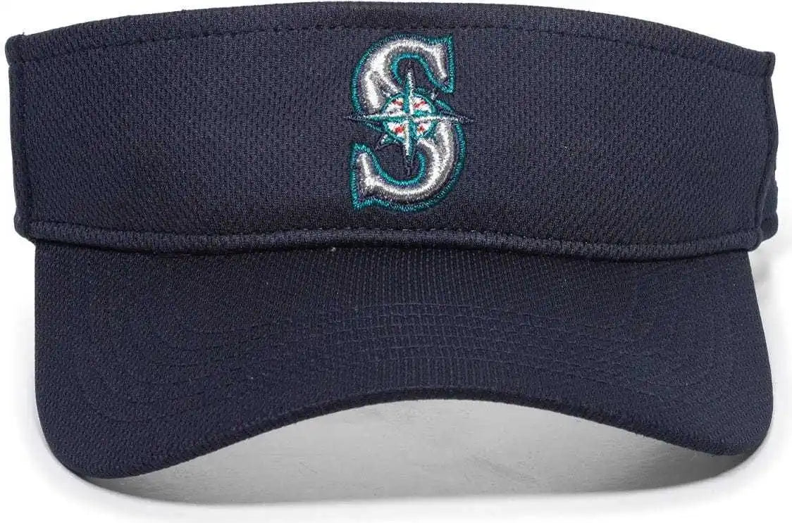 Oc Sports Mlb-185 Traditional Visor - Seattle Mariners - Navy / one Size Fits Most