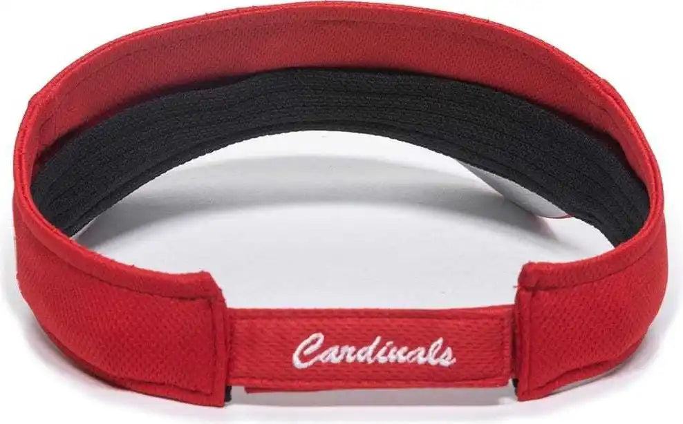 Oc Sports Mlb-185 Traditional Visor - St. Louis Cardinals - Red / one Size Fits Most