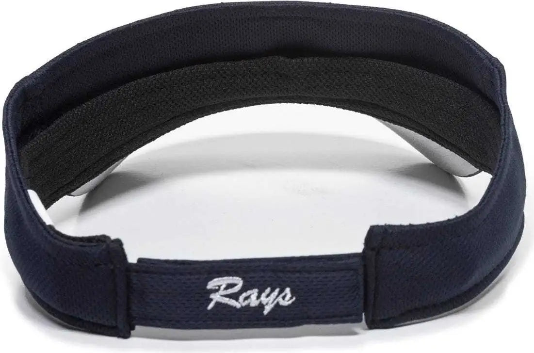 Oc Sports Mlb-185 Traditional Visor - Tampa Bay Rays