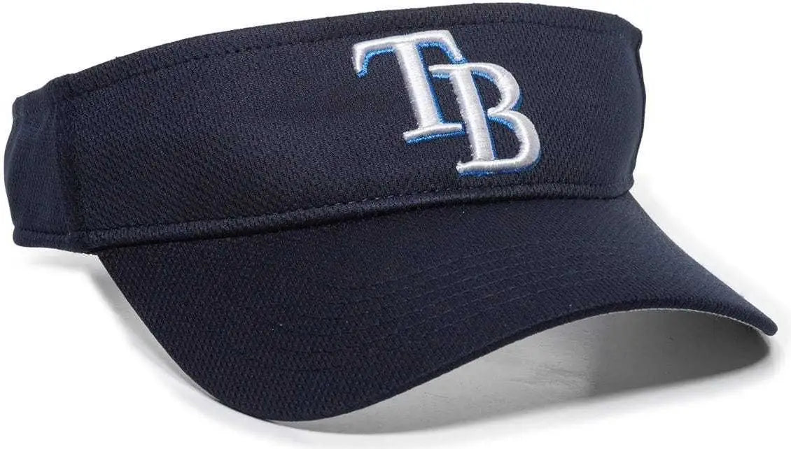 Oc Sports Mlb-185 Traditional Visor - Tampa Bay Rays