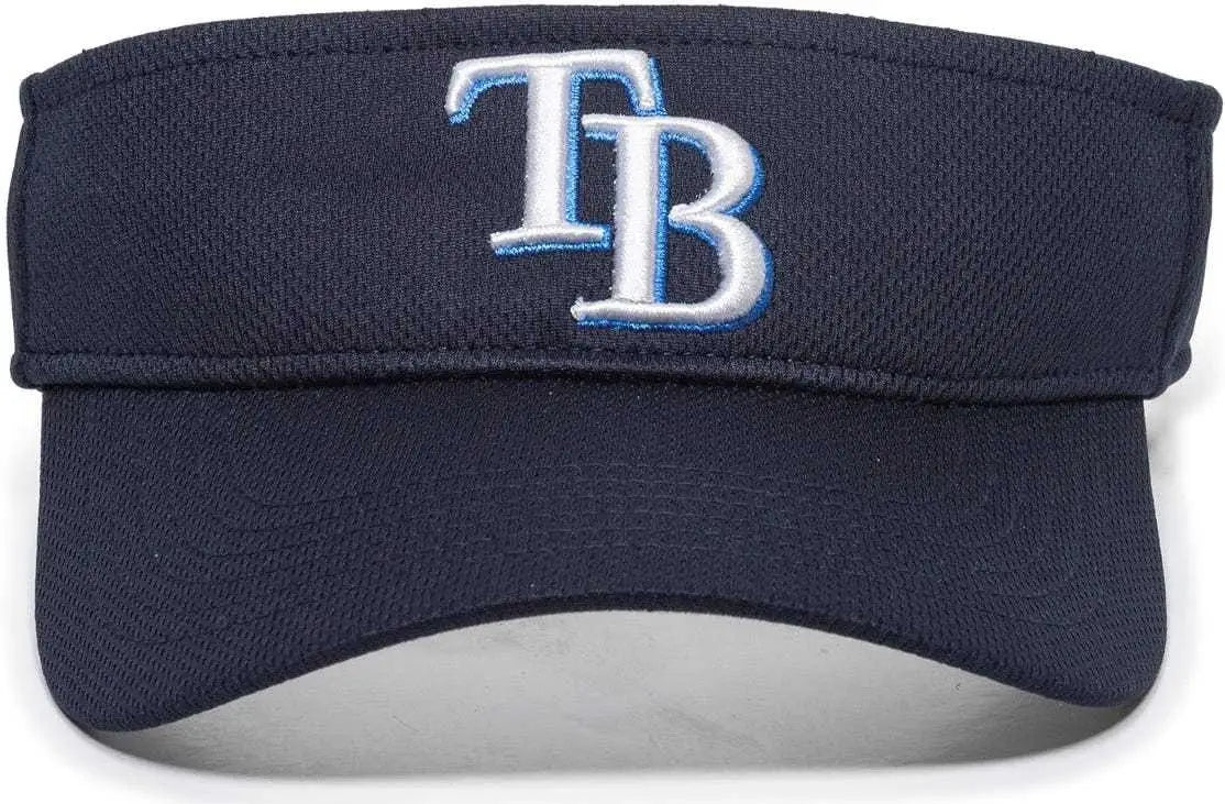 Oc Sports Mlb-185 Traditional Visor - Tampa Bay Rays