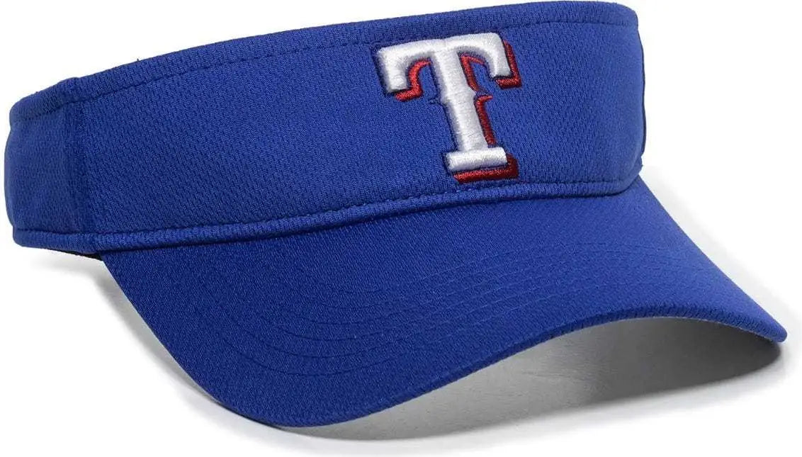 Oc Sports Mlb-185 Traditional Visor - Texas Rangers