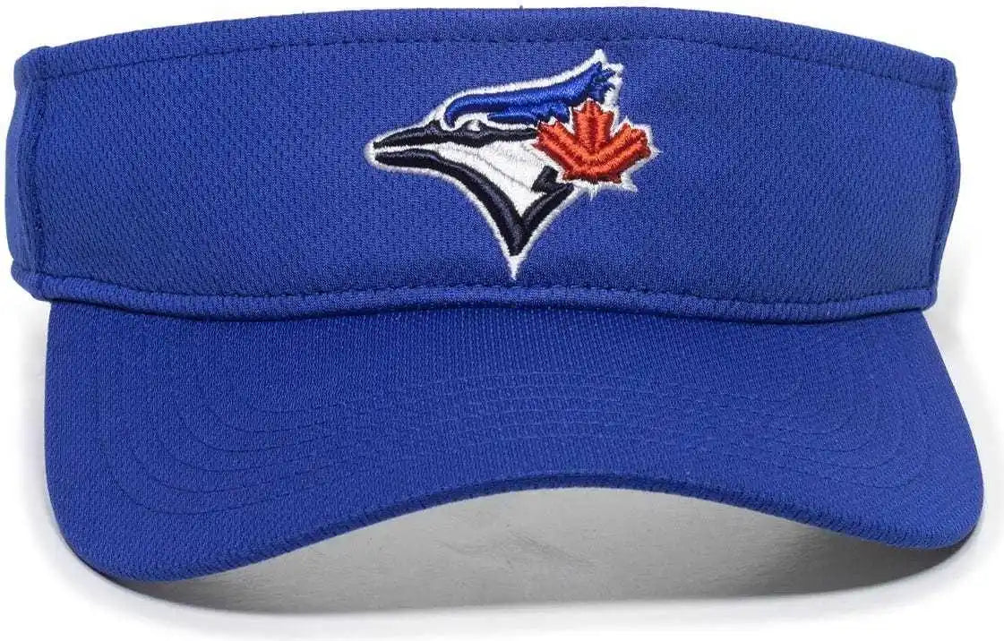 Oc Sports Mlb-185 Traditional Visor - Toronto Blue Jays - Royal / one Size Fits Most