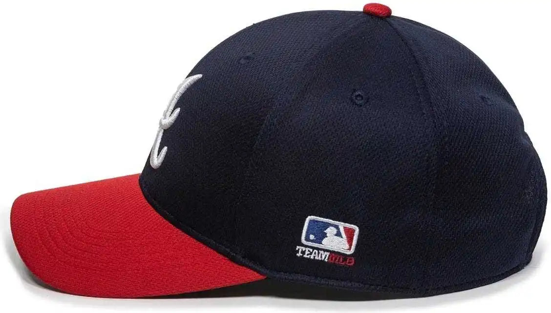 Oc Sports Mlb-350 Mlb Polyester Baseball Adjustable Cap - Atlanta Braves Home