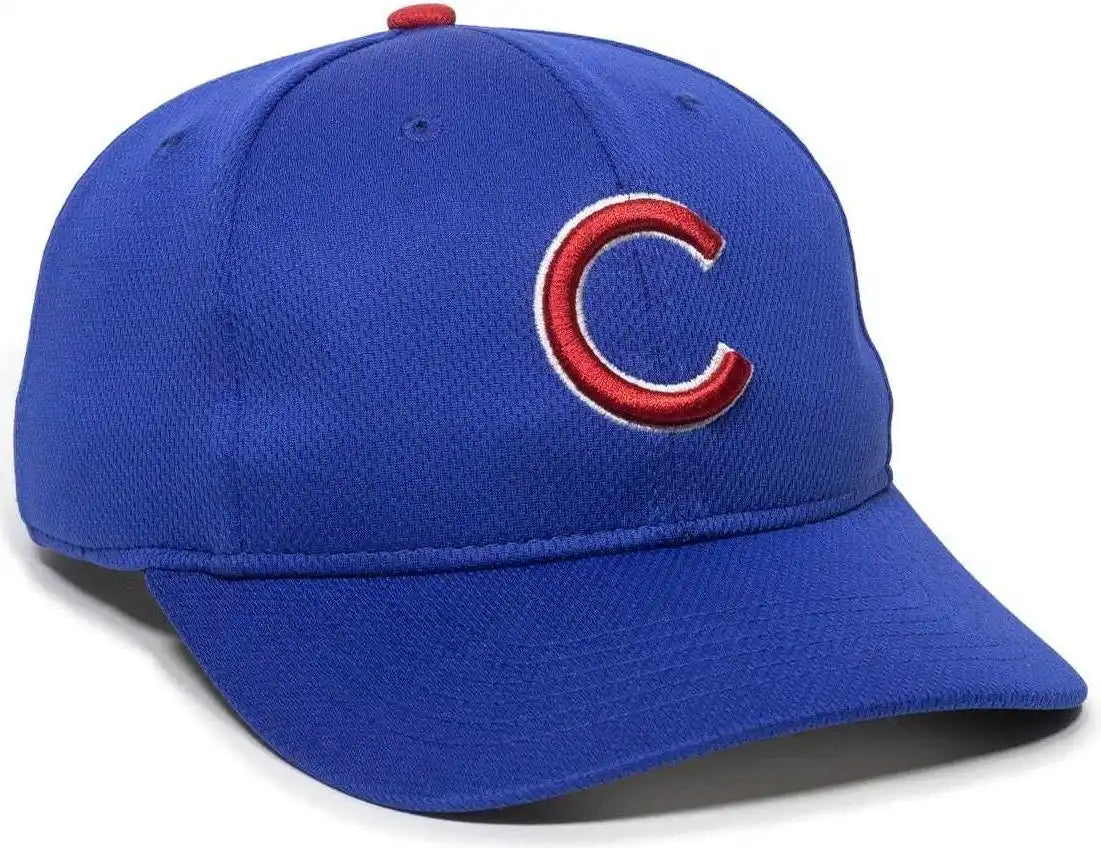 Oc Sports Mlb-350 Mlb Polyester Baseball Adjustable Cap - Chicago Cubs Home &amp; Road - Royal / 6 3/8’’ - 7’’