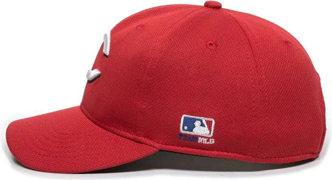 Oc Sports Mlb-350 Mlb Polyester Baseball Adjustable Cap - Cincinnati Reds Home