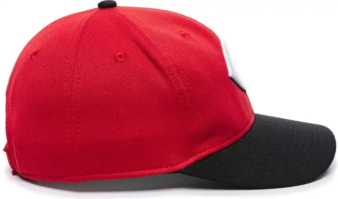 Oc Sports Mlb-350 Mlb Polyester Baseball Adjustable Cap - Cincinnati Reds Road